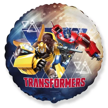 Transformers hősök fólia lufi, gömb alakú, 45 cm