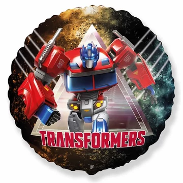 Optimus fővezér fólia lufi, gömb alakú, 45 cm
