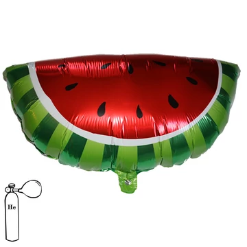 Dinnye formájú fólia lufi, kb 55 cm