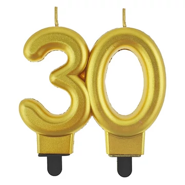 Tortagyertya, arany metál, 30-as