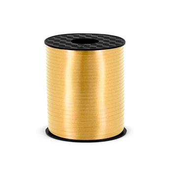 Lufi kötöző szalag 5 mm - arany - 10 méter/csomag