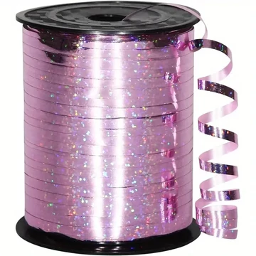 Lufi kötöző szalag 5 mm - glitteres lila - 10 méter/csomag