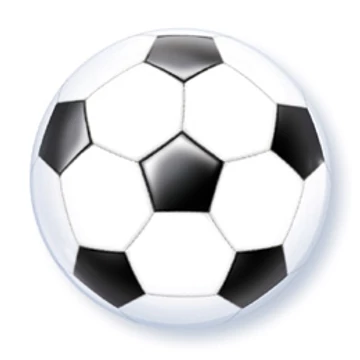 22 inch-es Foci Labda Mintás - Soccer Ball Bubble Lufi
