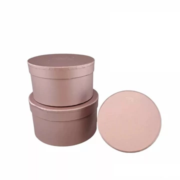 Papírdoboz kerek - 15 cm átmérő - Mályva