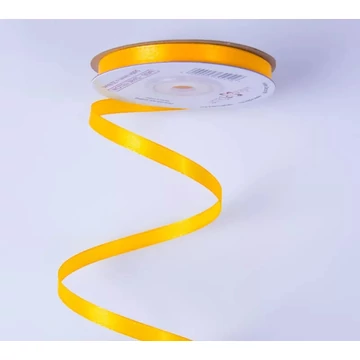 Szatén szalag 6 mm- Sötét Citromsárga