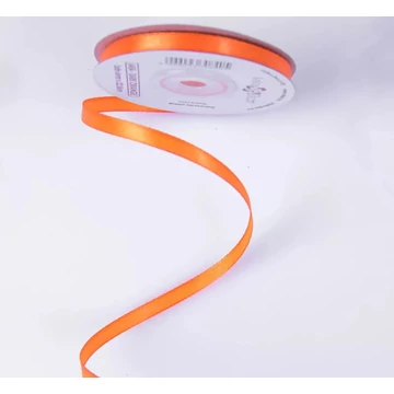 Szatén szalag 6 mm - Sötét Narancssárga