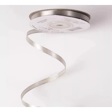 Szatén szalag 6 mm - Szürke