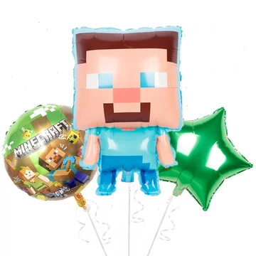 3 db-os Minecraft fólia lufi csomag 