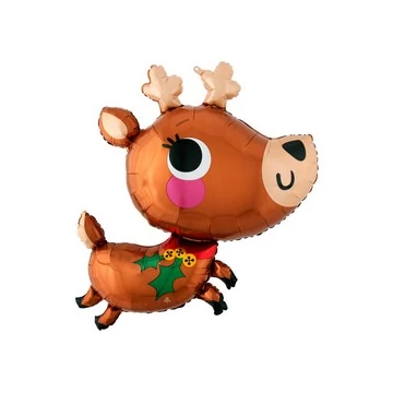 Rénszarvas - Adorable Reindeer Super Shape Fólia Lufi
