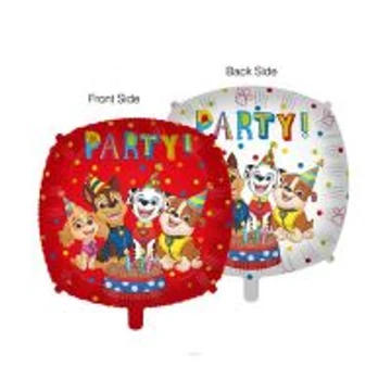 Paw Patrol Party, fólia lufi, 46 cm