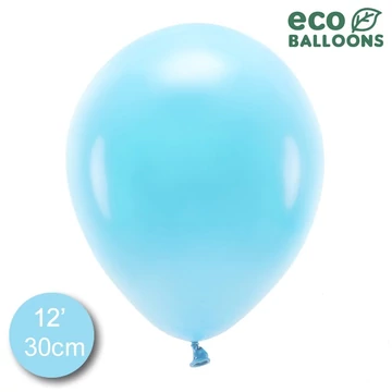 12 inch-es latex lufi - Pasztel világoskék (10 db/csomag) 
