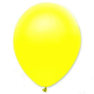 12 inch-es latex lufi - Metál citromsárga (10 db/csomag)
