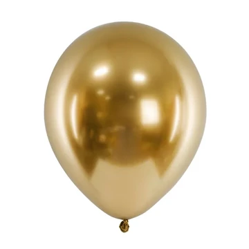 12 inch-es latex lufi - Króm arany (10 db/csomag)