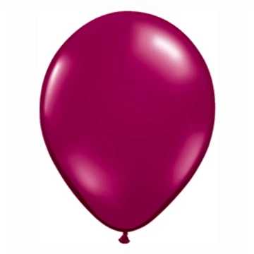 11 inch-es Sparkling Burgundy Kerek Lufi (10 db/csomag)