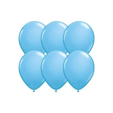 11 inch-es Pale Blue (Standard) Kerek Lufi (10 db/csomag)