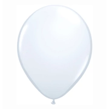 16 inch-es White (Standard) Kerek Lufi - 1 db
