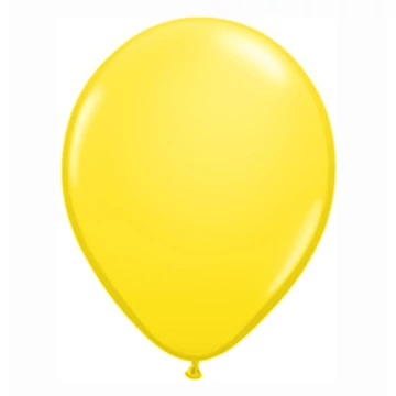16 inch-es Yellow (Standard) Kerek Lufi - 1 db