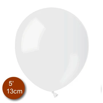 5 inch-es latex lufi - elefántcsont (20 db/csomag)