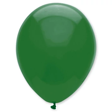 5 inch-es latex lufi - pasztell sötét zöld (20 db/csomag)