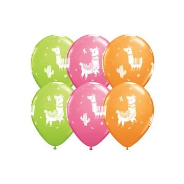 11 inch-es Llamas - Láma Mintás Special Assortment Lufi (5 db/csomag)
