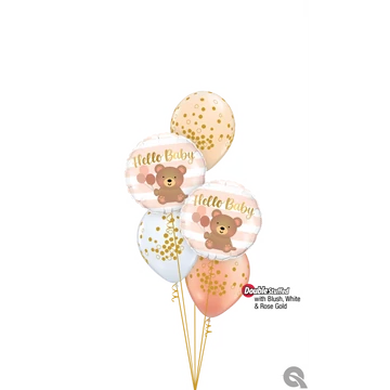 „Bear Rosy and Cozy” lufi csokor