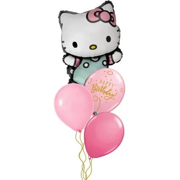 Hello Kitty szülinapi lufi csokor