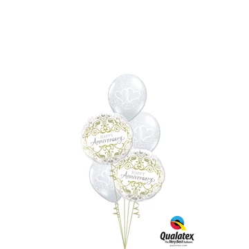 "Classic Anniversary Arrangement" lufi csokor