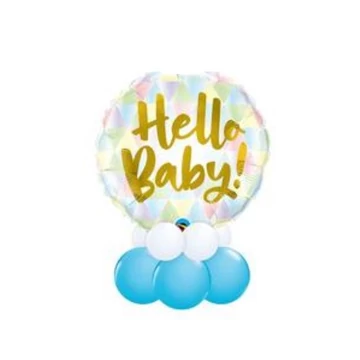 Hello Baby asztali léggömb dekoráció