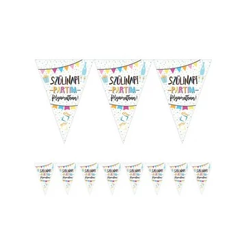 Szülinapi Partim Folyamatban! Zászlófüzér - 5 m