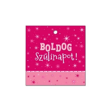 Boldog Szülinapot! Rózsaszín Környezetbarát Léggömbsúly - 16 gr. 