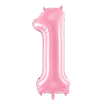 Fólia lufi, 1. szám rózsaszín 86 cm 