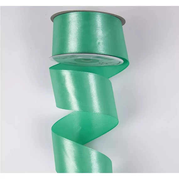 Szatén szalag - 38 mm - Menta