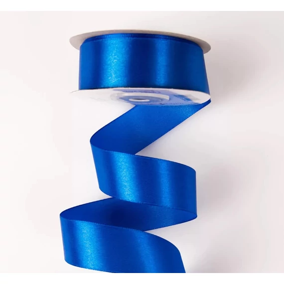 Szatén szalag 25 mm - Királykék