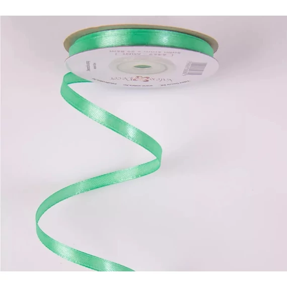Szatén szalag 6 mm - Menta
