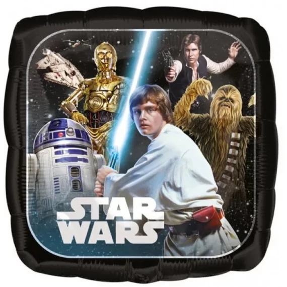 17 inch-es Star Wars 2-sided design fólia lufi 