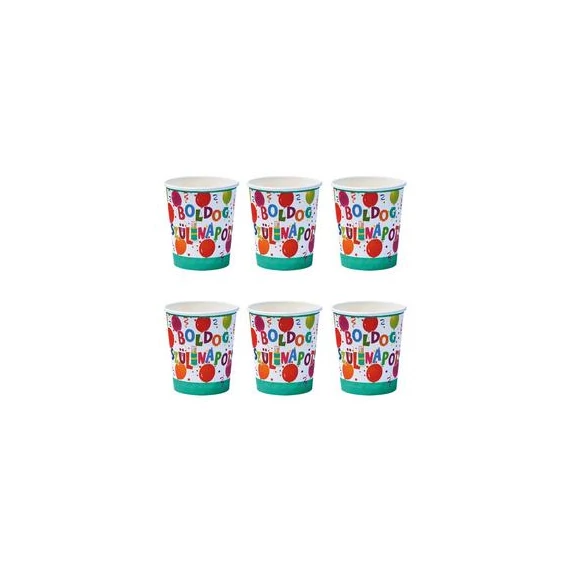 Boldog Szülinapot Jamboree Parti Pohár- 250 ml, 6 db-os