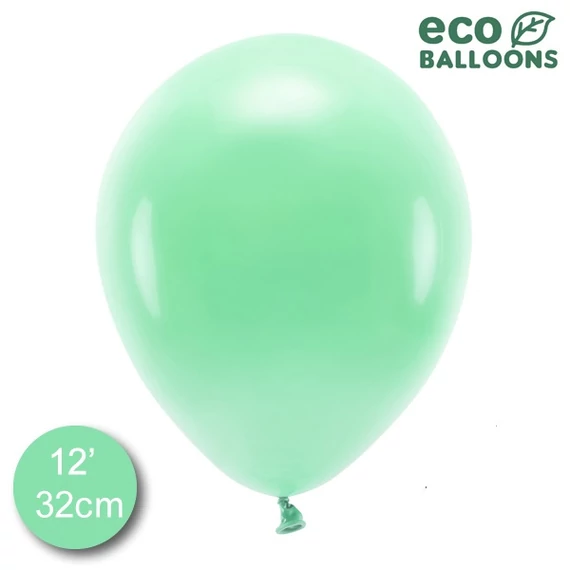 12 inch-es latex lufi - Menta zöld (10 db/csomag)