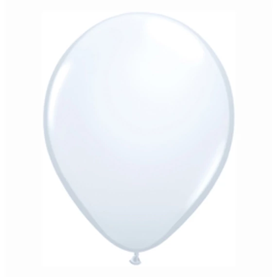 16 inch-es White (Standard) Kerek Lufi - 1 db