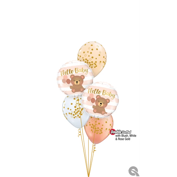 „Bear Rosy and Cozy” lufi csokor
