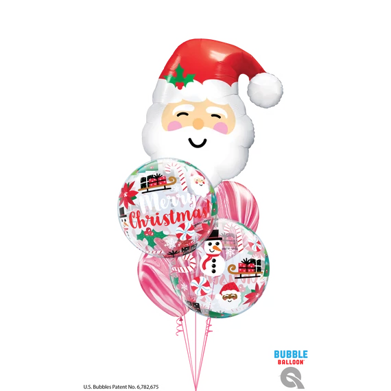 "It's Christmas" karácsonyi lufi csokor