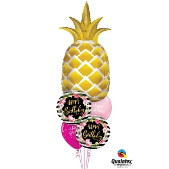 "Summertime Birthday Party" szülinapi lufi csokor