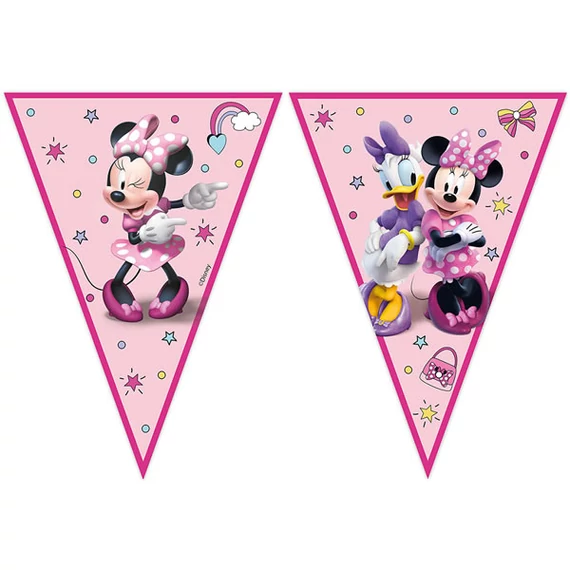 Zászló fűzér, Minnie egér mintás