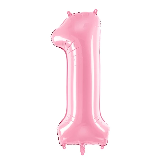 Fólia lufi, 1. szám rózsaszín 86 cm 