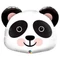 31 inch-es Óriás Mosolygó Panda Fej Lufi